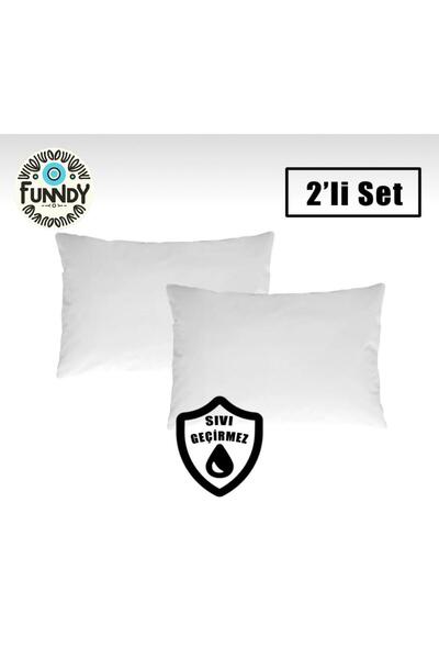 FUNNDY Set de 2 protectoare pentru perne cu fermoar rezistente la lichide 50x...