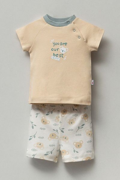 Mother Love Baby Koala Printed Shorts Pajama Set