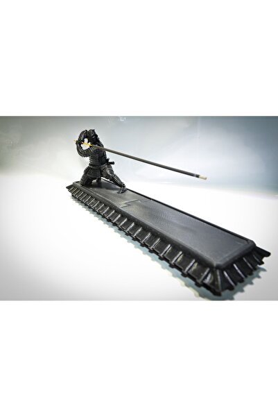 Dekut3D Asaletin İzleri: 3D Samuray Tütsülük Dekoratif Tütsülük Tütsü Saklama...