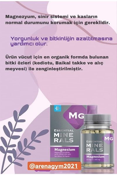 Siberian Wellness Siberian Health Elemvitals - Food Supplement Containing Magnesium