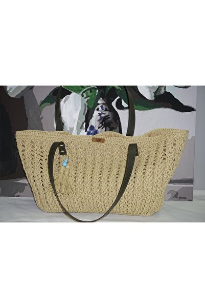 Cris Boutique Büyük Boy Kağıt İp Omuz Çanta