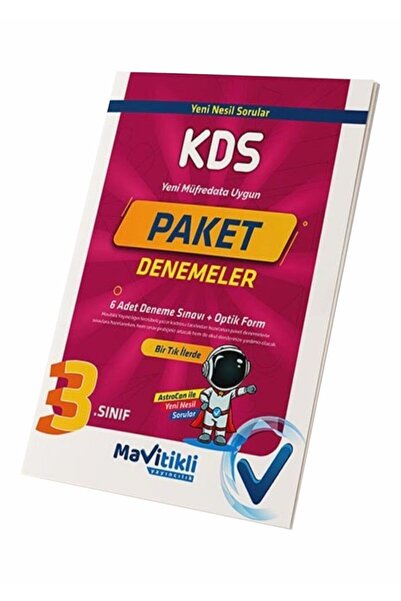 Mavitikli Yayıncılık Mavitikli Yayınları 3. Sınıf 6'lı Kds Paket Deneme