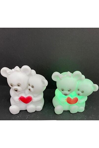 Mahi Max Led Işıklı Kalpli Ayıcıklar Biblosu - 1 Adet