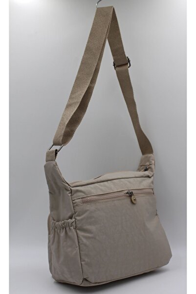 Bevitton Geantă de umăr Moden pentru femei din țesătură impermeabilă Klinkir Bej 4120