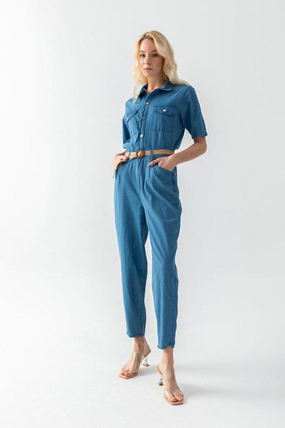 Yare Stylish and High Quality Denim Jumpsuit