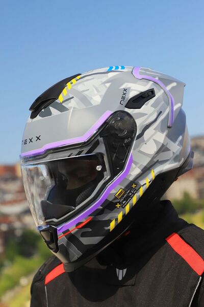 Nexx Y.100R URBANGRAM MAT NARDO GRİ KASK