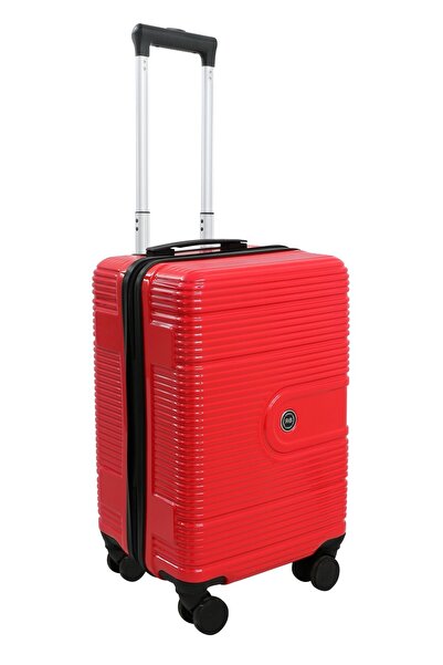 raboom Royal Abs+PC Filmli Valiz Kabin Boy Kırmızı