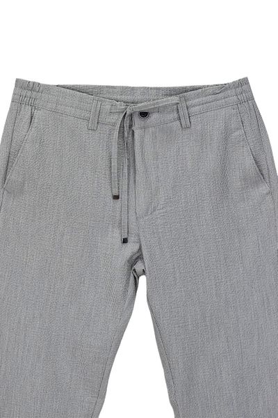 DYNAMO 1994 Model Men's Jogger Pants - Seersucker Color, Elastic Waist, BGL-ST03838