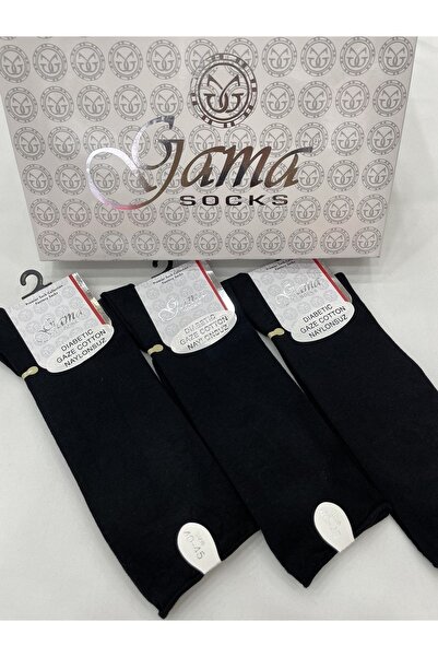 Gama Çorap 3 κομμάτια από βαμβάκι Gaze χωρίς ελαστικό (διαβητικό) νάιλον 100% φυσικές λεπτές καλοκαιρινές ανδρικές κάλτσες