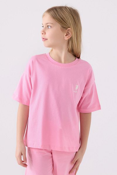 U.S. Polo Assn. Set bermude roz pentru fete