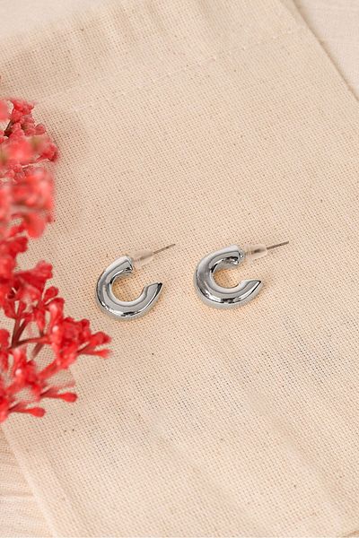 Elika Silver أقراط مجوهرات نسائية موديل Şarnel