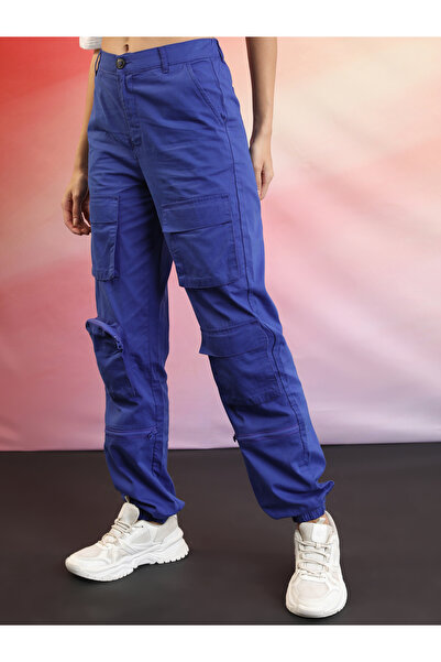 Ketch By Styli Zip Pocket Detail Mid Rise Cargo Pants