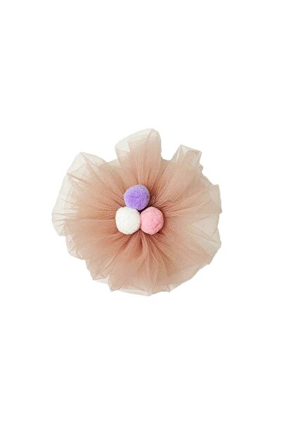 By Piera Детска еластична лента за коса с помпон 0896