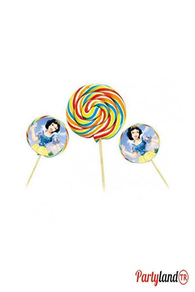 PartylandTR 8 Adet Pamuk Prenses Temalı Sosyete Şekeri