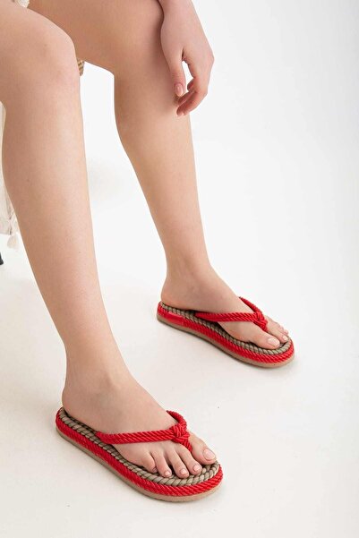 rabellashoes Rabella Marina İpli Parmak Arası Terlik Pembe