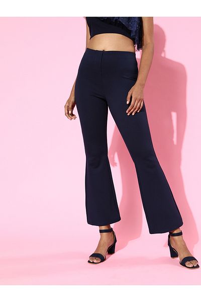 Sassafras By Styli Mid Rise Bell Bottom Pants