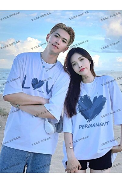 Tarzsokak New Season Tir Harajuku Style Couple Lover Couple Ρούχα - 2 Τεμάχια