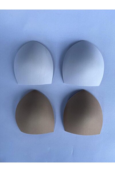 Asimetrik Üçgen Göğüs Kabı/Göğüs Pedi-Bracup 2'li Set