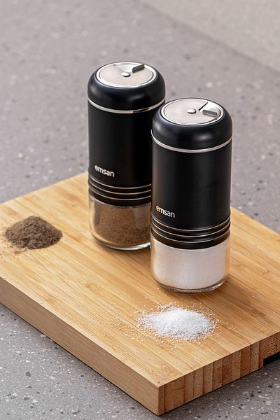 Emsan Black Moko Spice Bowl Set