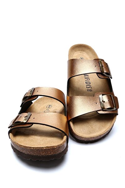KİFİDİS SOFTSTEP Kadın Mantar Terlik 36-41 K10260SK-BRONZ-020 - 38
