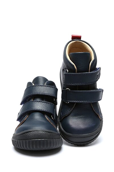 Kifidis GT08 Kifidis-Kids First Step Unisex Kids Leather Shoes 21-25-21 - Navy Blue Leather
