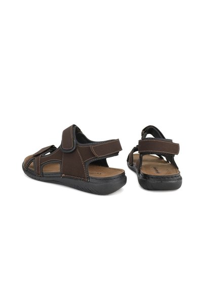 CARLAVERDEE Anatomical Brown Men's Sandals – Comfortable Design in Sizes 40-45