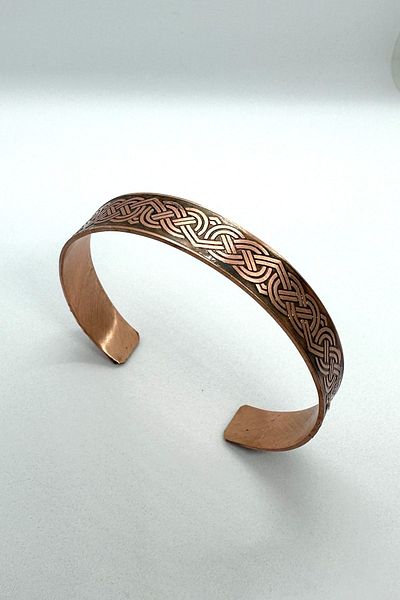 Miray hediyelik Copper Patterned Talisman Bracelet