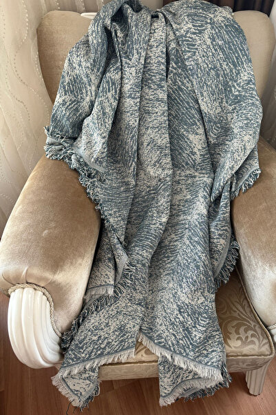 Homebiente Pamuklu Kaymaz Koltuk Çekyat Örtüsü Haki Yeşil 180x220