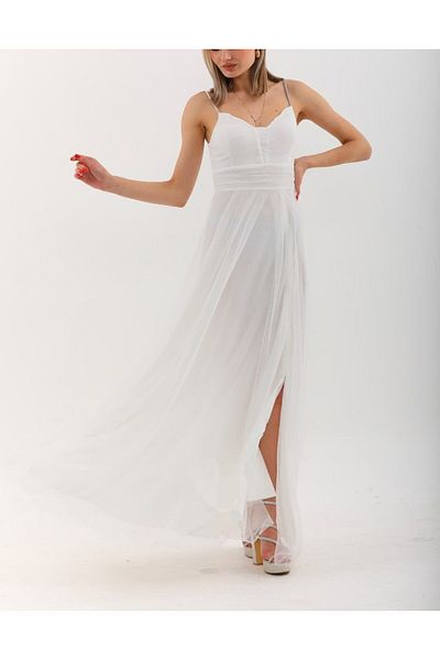 Phoenix Women Stone Detailed Strappy Evening Dress