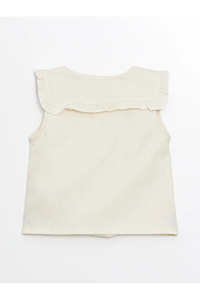 LC Waikiki LCW Baby - Crew nyakú felsők és rövidnadrágok kislányoknak 2 részes készletek WAIKINAİ