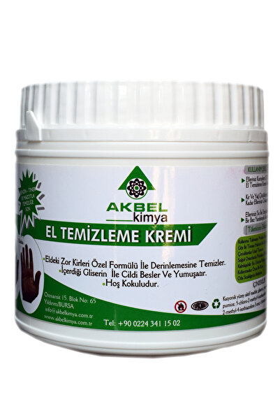 akbel Endüstriyel El Temizleme Kremi 500 Gr