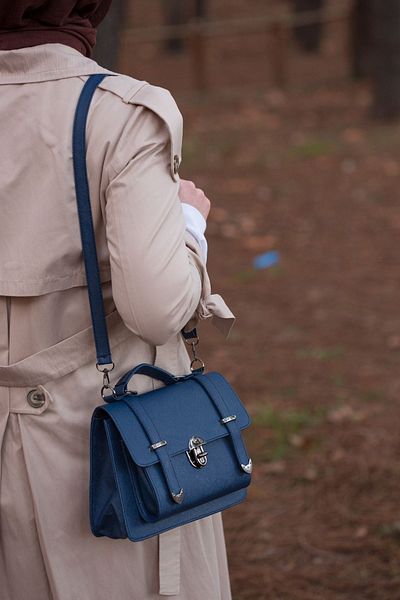 GIMOSA Ines vegán bőr állítható hosszú pánt, zárható női táska, válltáska, Crossbody táska