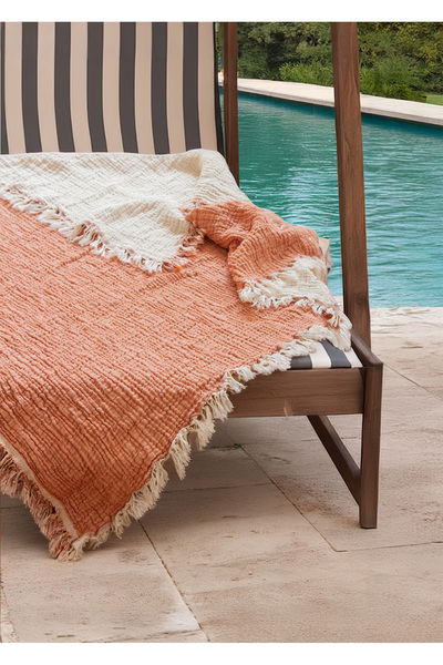 luxtex 100*110 cm 4 Layer Muslin Baby and Kids Blanket and Blanket