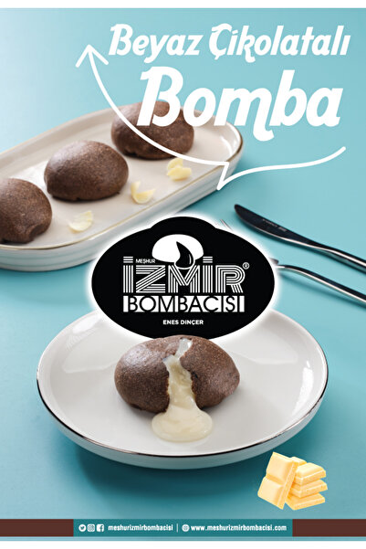Meşhur İzmir Bombacısı Enes Dinçer Meşhur İzmir Bombacısı Beyaz Çikolatalı Bomba 6'lı Kutu