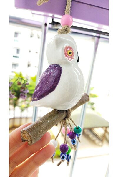 cuaderno Dal Üstünde Seramik Baykuş Duvar Süsü/bahçe Süsü/ Balkon Süsü Ev Dek...