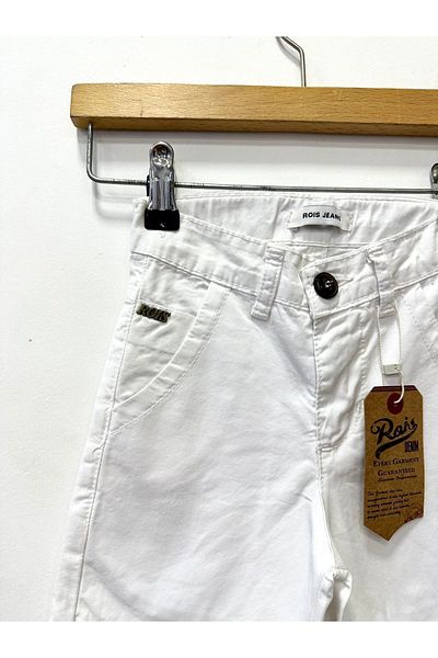 rois kids Boy's Cotton White Shorts