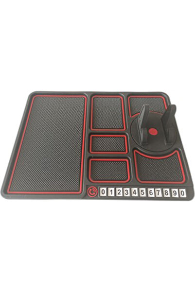 KEMBOSS (2 Pieces) Vehicle Organizer with Number - Red