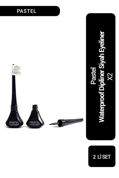 Pastel Waterproof Dipliner Siyah Eyeliner x 2 Adet