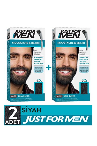 Just For Men Sakal & Bıyık Boyası Siyah 2'li Set