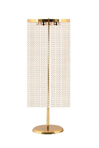 TR Turan Collection Taşlı Altın Renk Gelin Yolu - Organizasyon Dekoru