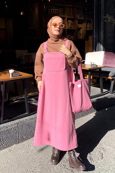 Ceylan Otantik Pink Skirted Slippers