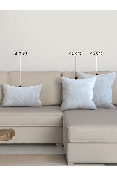 Perle Home Daily Series White Color Throw Pillow Pillow Case