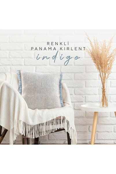 LUFA HOME Renkli Panama Kırlent Kılıfı