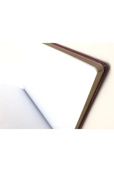Gıpta Leaf Navy Blue Cheers Book - 20X28 160 Thread Stitching Leather Cover