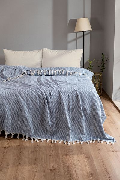 HOME MOD STORE Tripolis Double Bed Cover and Pique Dowry Set