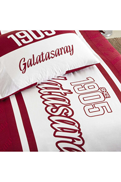 Taç Galatasaray 1905 Glow Tek Kişilik 120X200 Lastikli Çarşaflı Nevresim Takımı