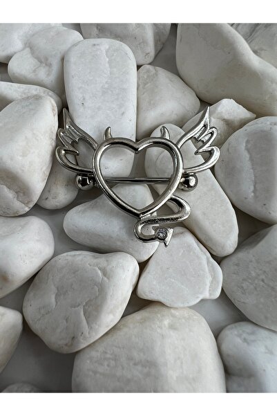 Karınca Piercing Melek Şeytan Kanat Meme Ucu Göğüs Ucu Nipple Piercing