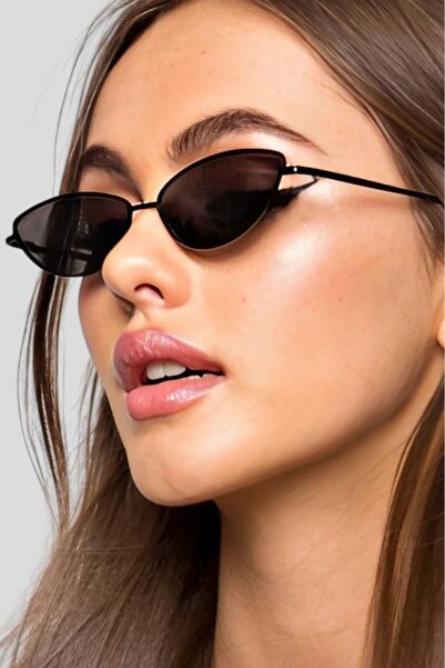Trenderrs Unisex Xenia Siyah Çerçeveli Güneş Gözlüğü
