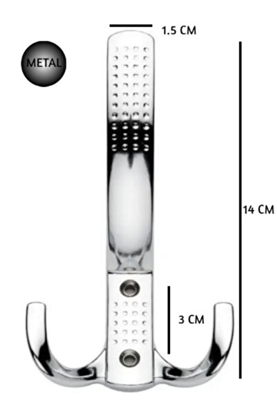Genel Markalar Krom Noktalı Portmanto Askı Dolap Askısı Vestiyer Mobilya Dola...