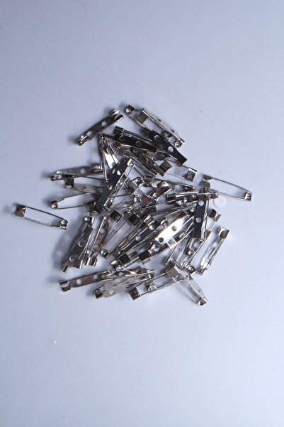 Eskişehir hobi sanat 100 pcs Brooch pins 2.5 cm (25mm) Nickel Plated
